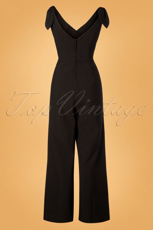 Vixen - 40s Lyla Jumpsuit in Black 4