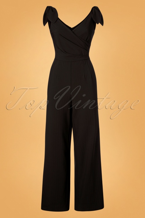 Vixen - 40s Lyla Jumpsuit in Black 2