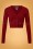 50s Kimberley Knitted Cardigan in Burgundy