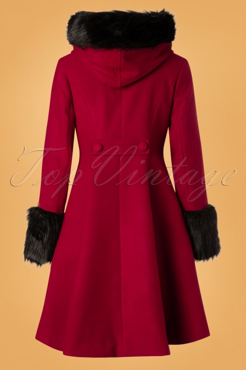 Bunny - Anderson Coat Années 40 en Rouge 4
