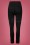 Collectif Clothing Bonnie Plain Trousers in Black 27501 20180628 006W