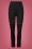 Collectif Clothing Bonnie Plain Trousers in Black 27501 20180628 0004W
