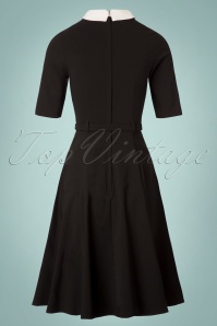 Collectif Clothing - Winona Swing-Kleid in Schwarz 5
