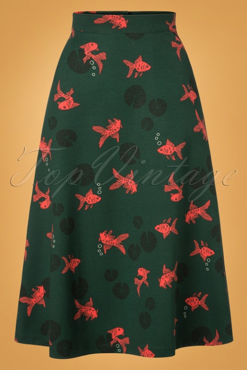 Mademoiselle Yeye Goldfish Maxi Skirt 123 49 25524 20180912 0004W