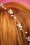 Lovely - Crystal and Pearl Hairband Années 50 en Doré 2