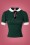 Collectif Clothing - 40s Khloe Top in Green 2