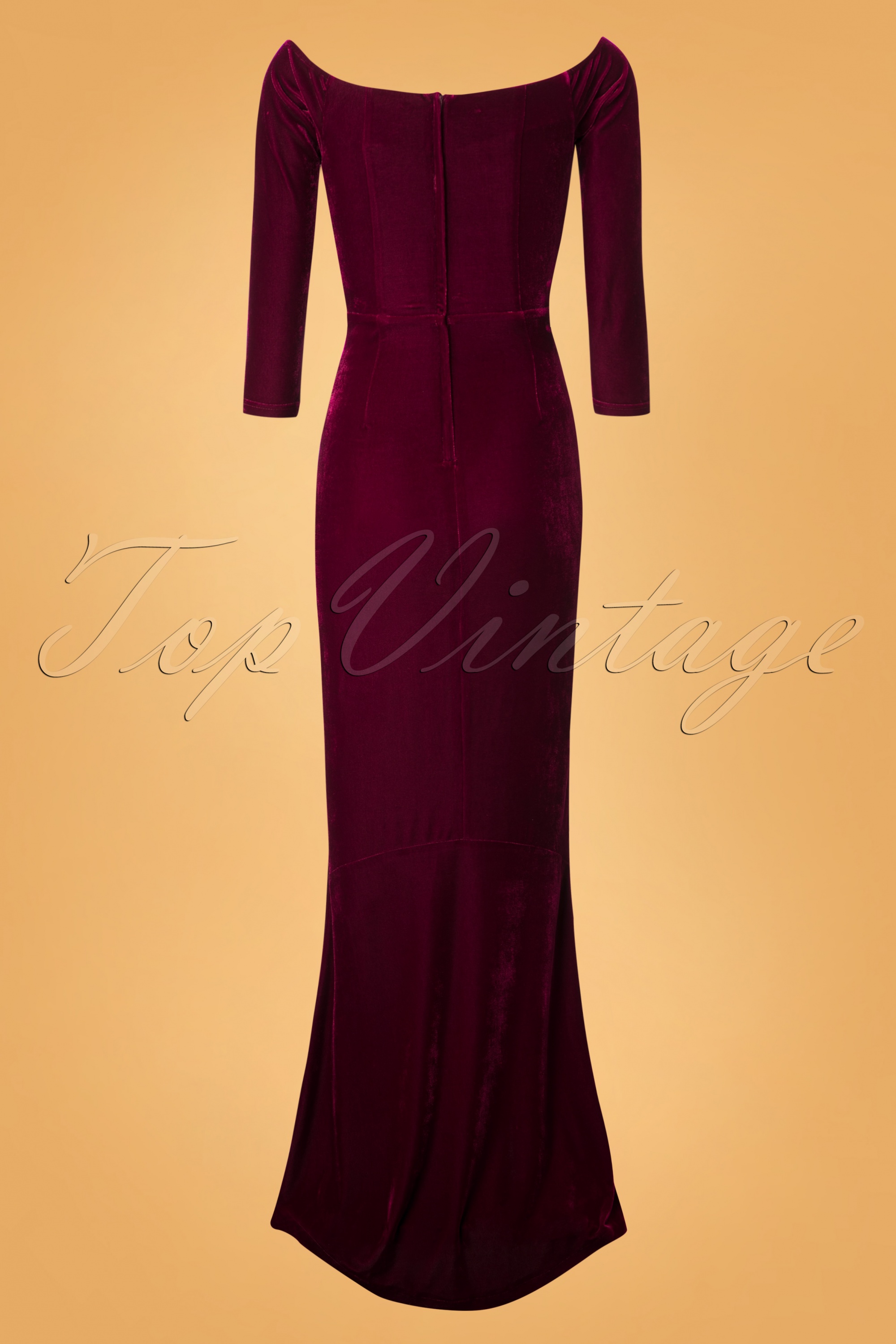 Collectif x mc silver screening velvet maxi dress hotsell