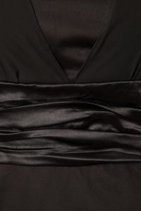 Vintage Diva  - The Norma Pencil Dress in Black 6