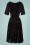 Collectif Clothing - 50s Trixie Make A Wish Doll Dress in Black 5