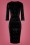 Collectif Clothing - Vanessa Make A Wish Pencil Dress Années 50 en Noir 4