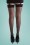 40s Jive Stockings in Black and Silver