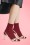 Fiorella - 60s Atena Socks in Cherry Red