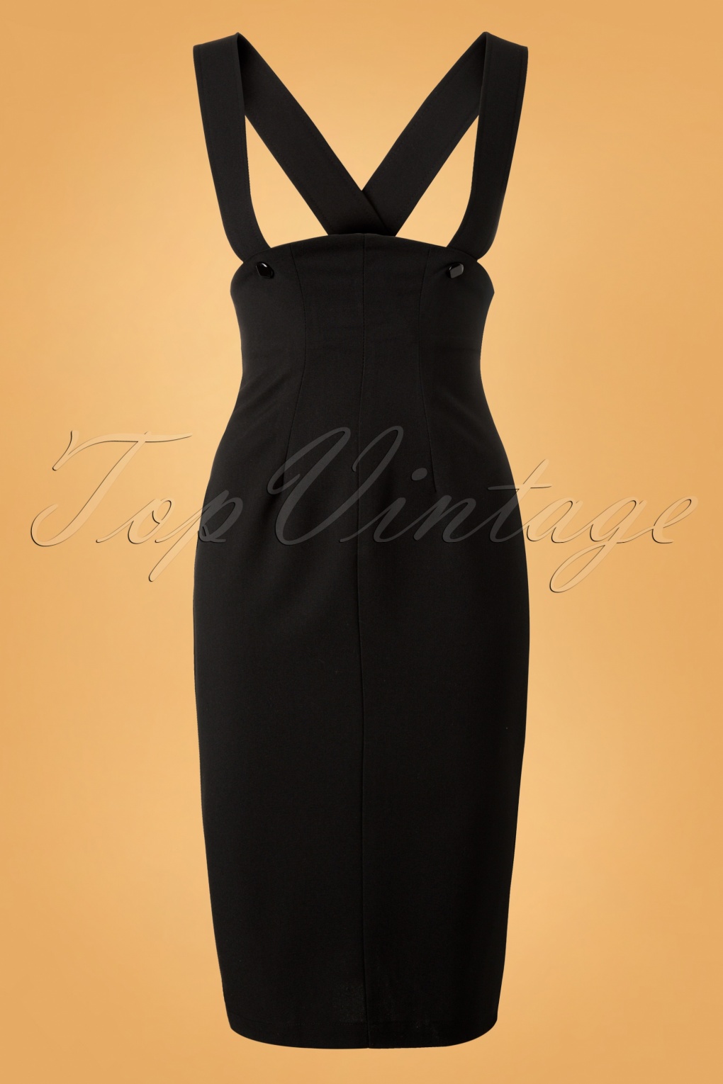50s style black skirt