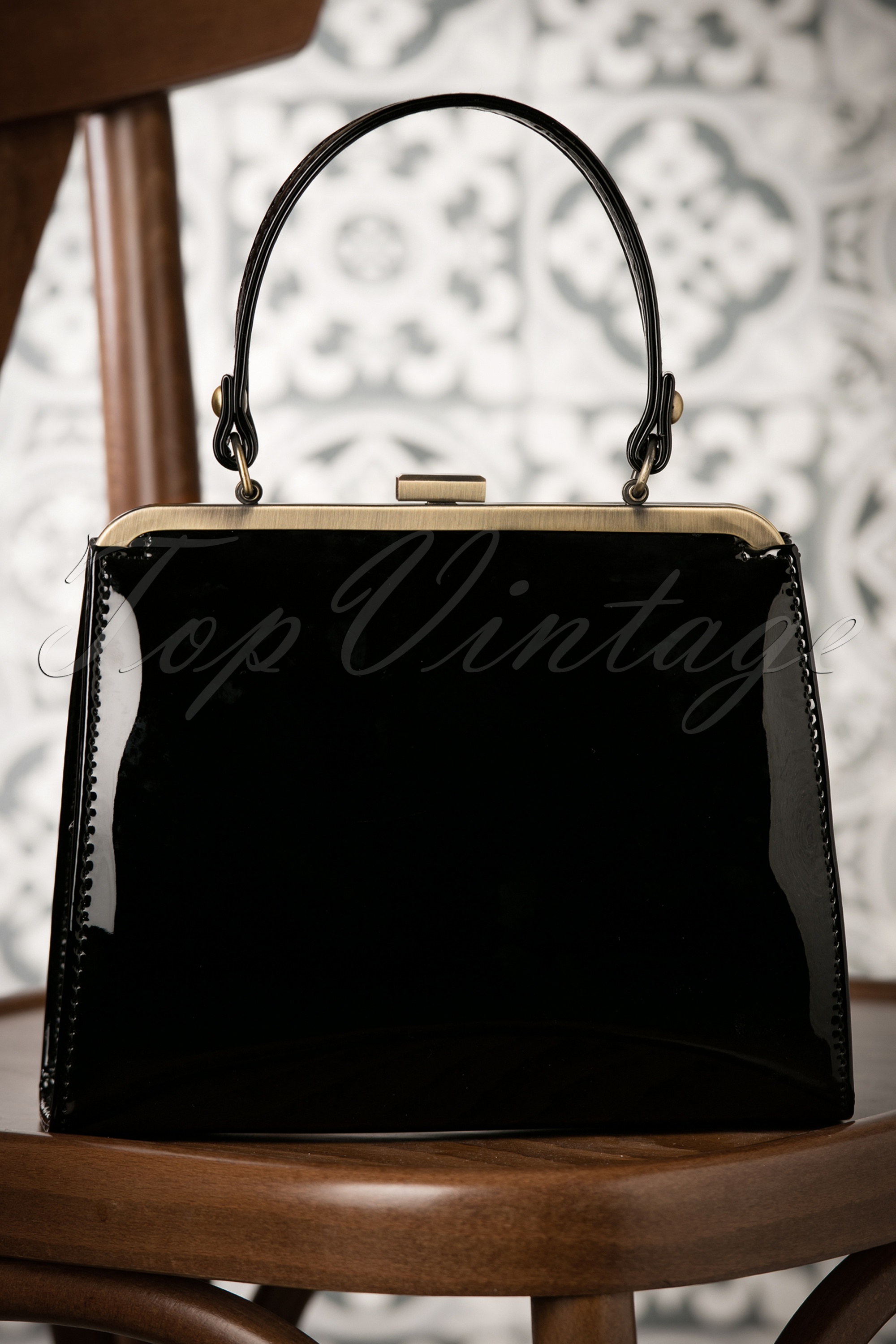 Topvintage Boutique Collection - Inez Always By My Side handtas in zwart 4