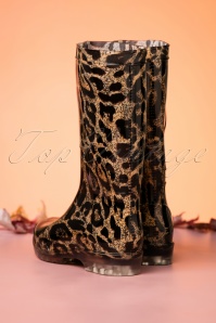 Missy - Wild Leopard Rain Boots Années 60 4