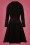 Hearts & Roses - 50s Lauren Swing Coat in Black 3