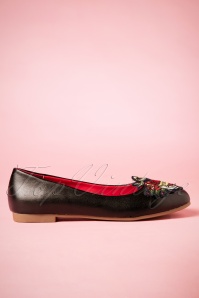 Lulu Hun - 50s Gina Forever Yours Flats in Black  3