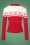 SugarShock - 40s Katika Candy Jumper in Red and White 2