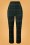 Collectif Clothing - Bonnie Slither Check-broek in zwart en groen 2