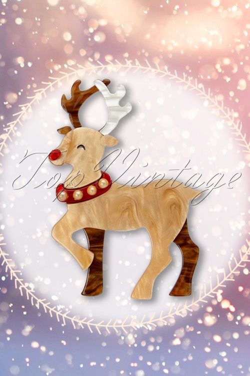 Erstwilder - Exclusief TopVintage ~ Guide My Sleigh Broche