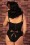 What Katie Did - 50s Retro High Waist Bow Knickers in Black