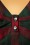 La Veintinueve - Irene Tartan Pencil Dress Années 50 en Rouge et Vert 3
