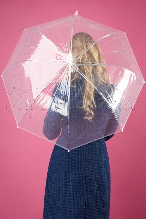 So Rainy - 50s Bubble Transparent Dome Umbrella 3