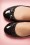 Butterfly Twists - Foldable Ballerina Olivia Quilted Patent Toe en Noir 2