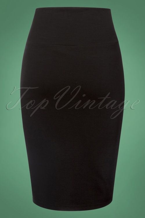 Steady Clothing - 50s Audrey Pencil Skirt in Black 2