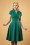 Pretty Retro - 40s Pretty Hostess Dress in Green