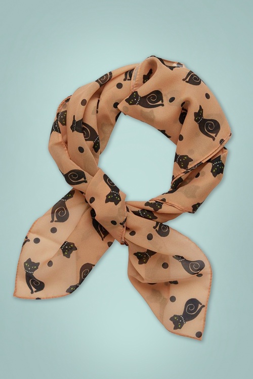 Erstwilder - Meow At Midnight Scarf Années 50