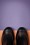 La Veintinueve - Ursula Leather Ankle Booties Années 60 en Noir et Bordeaux 4