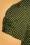 Retrolicious - 50s Debra Pin Dot Swing Dress in Olive Green 4