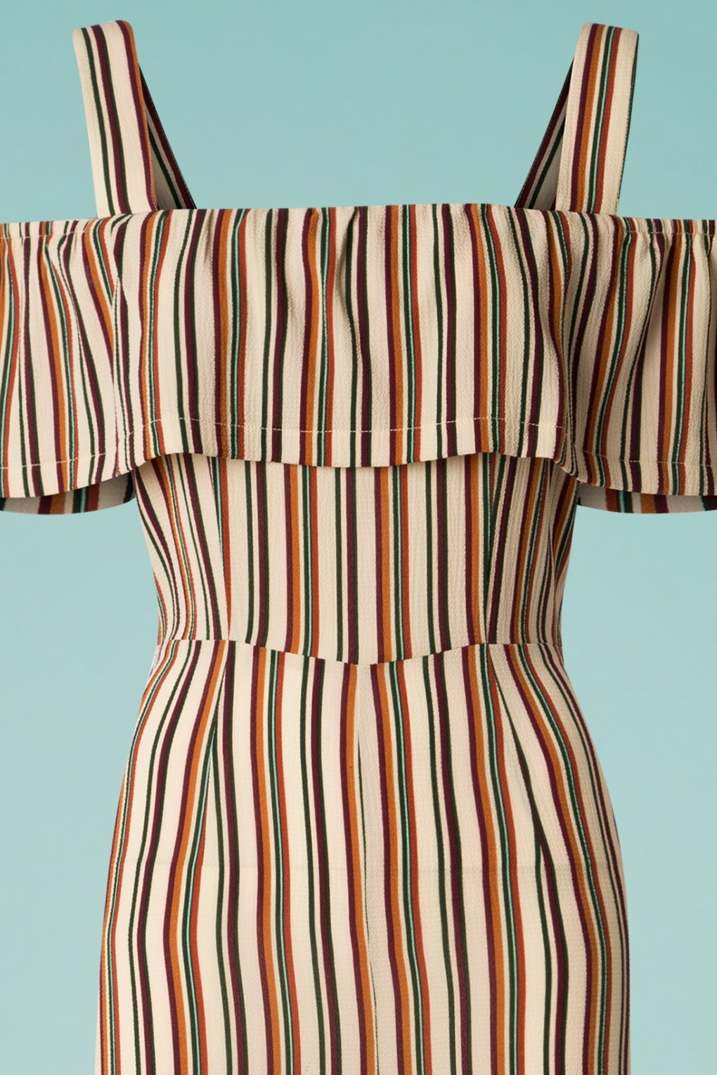 70s Summer Salsa Jumpsuit in Sand