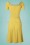 King Louie - 60s Selma Venus Dress in Curry Yellow 3
