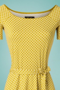 King Louie - 60s Selma Venus Dress in Curry Yellow 4