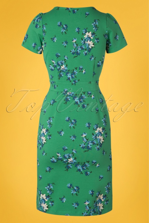 King Louie - 50s Mona Amalfi Dress in Fern Green 5