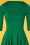 Unique Vintage - Fab Fit and Flare Kleid in Smaragdgrün 4