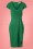 Vintage Chic for Topvintage - 50s Crystal Pencil Dress in Emerald Green 2