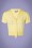 Banned Retro - 50s Sailor Stripe Tie Top in Pastel Yellow