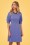 Closet London - Vickie Puffed Sleeve Dress Années 60 en Lilas