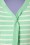Banned Retro - Sailor Stripe Tie Top in Minze 3