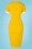 Glamour Bunny - 50s Doris Pencil Dress in Yellow 5