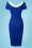 Glamour Bunny - Audrey Pencil Dress Années 50 en Bleu Roi 7