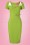 Glamour Bunny - 50s Jane Pencil Dress in Green 5