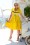 Glamour Bunny - 60s June Swing Dress in Mustard 2