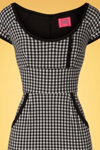 Glamour Bunny - 50s Dita Pencil Dress in Gingham 5