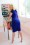 Glamour Bunny - Roxy Pencil Dress Années 50 en Bleu Roi 2