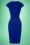 Glamour Bunny - 50s Valerie Pencil Dress in Royal Blue 7