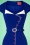 Glamour Bunny - 50s Valerie Pencil Dress in Royal Blue 6